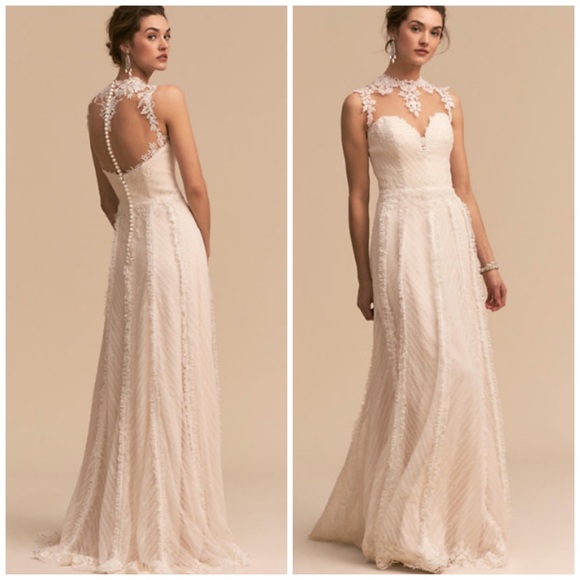 BHLDN Dresses & Skirts - BHLDN Nightfall wedding gown BNWT never worn